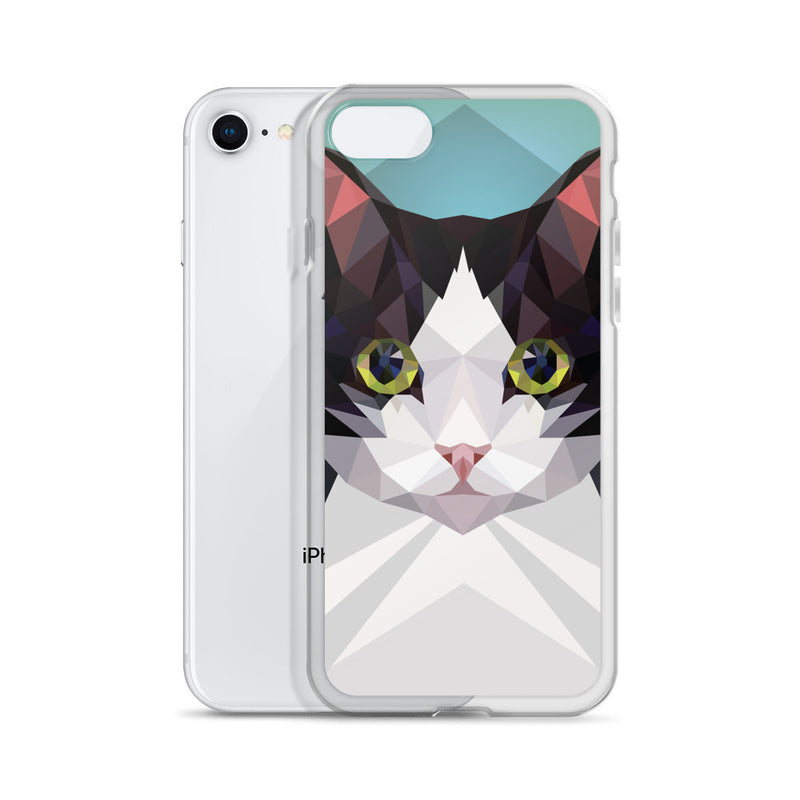 Color-Me Cat 'Tuxedo' iPhone Case
