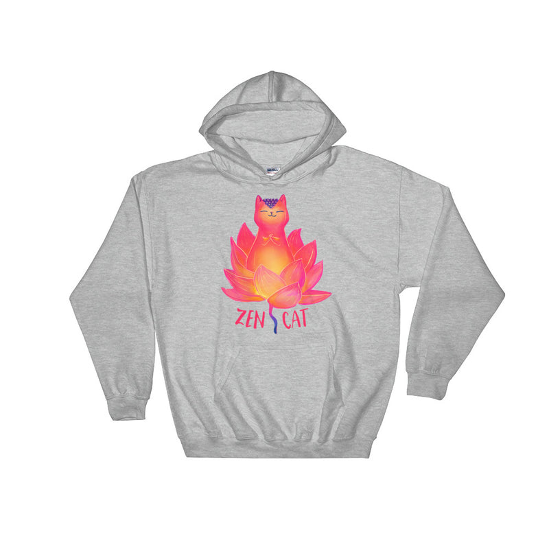 Zen Cat Hooded Sweatshirt