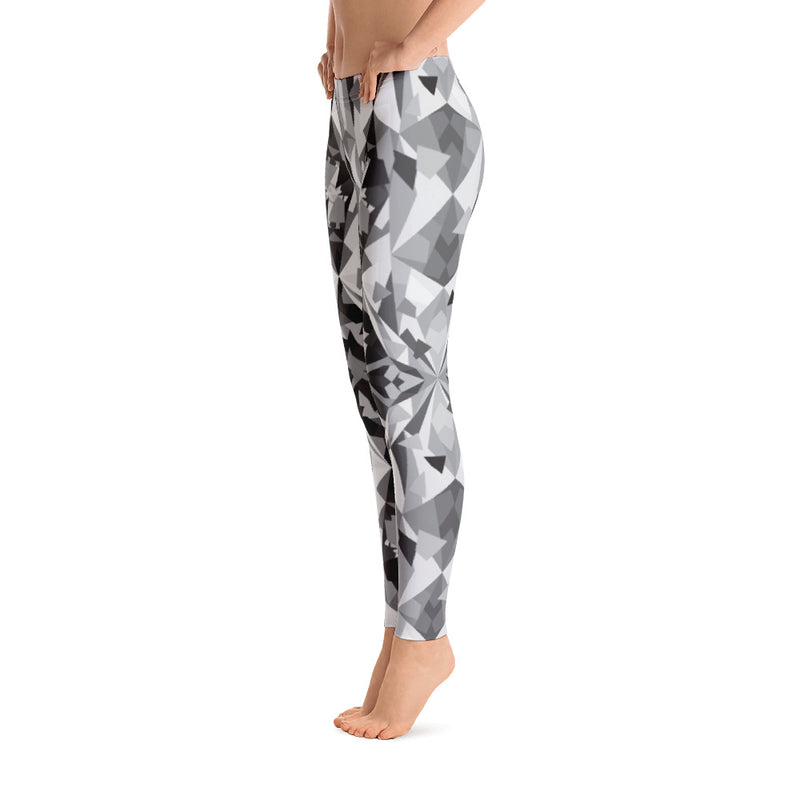 Color-Me Cat Polyart Black Leggings in Right View