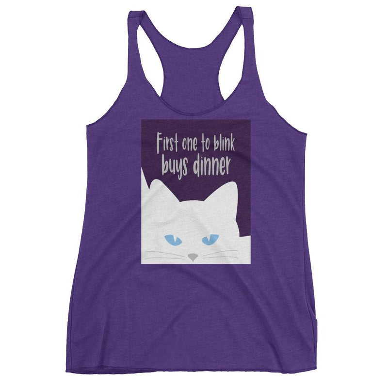 Inscrutable Cat 'Blink' Women's Tank Top