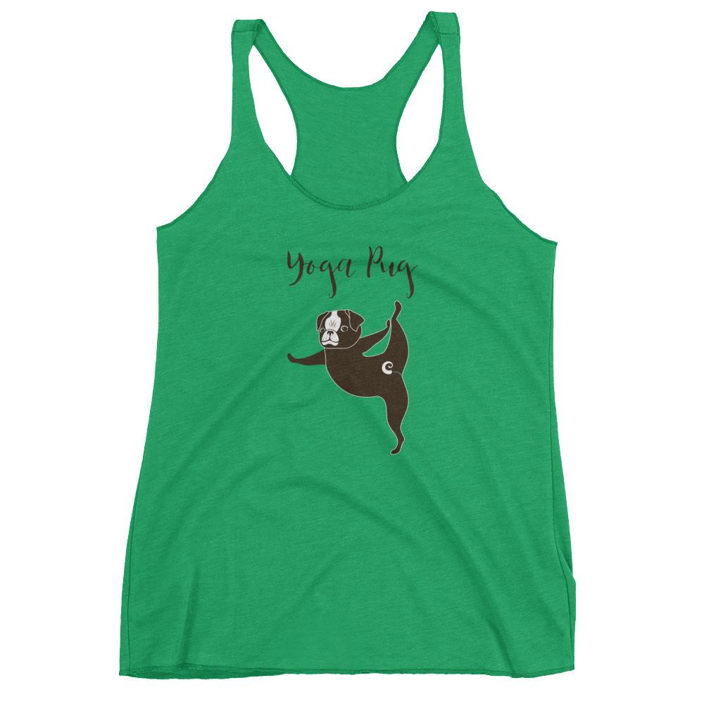 Yoga Pug 'Tippy Toes' Women's Tank Top