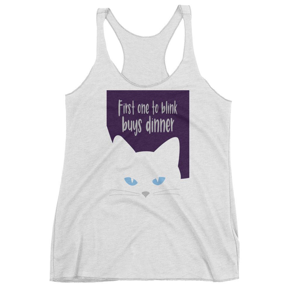 Inscrutable Cat 'Blink' Women's Tank Top