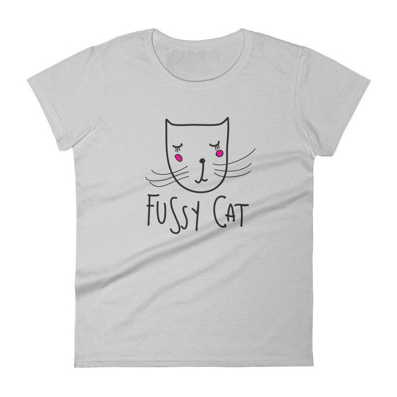 Catitude Cat 'Fussy' Women's Short Sleeve T-Shirt