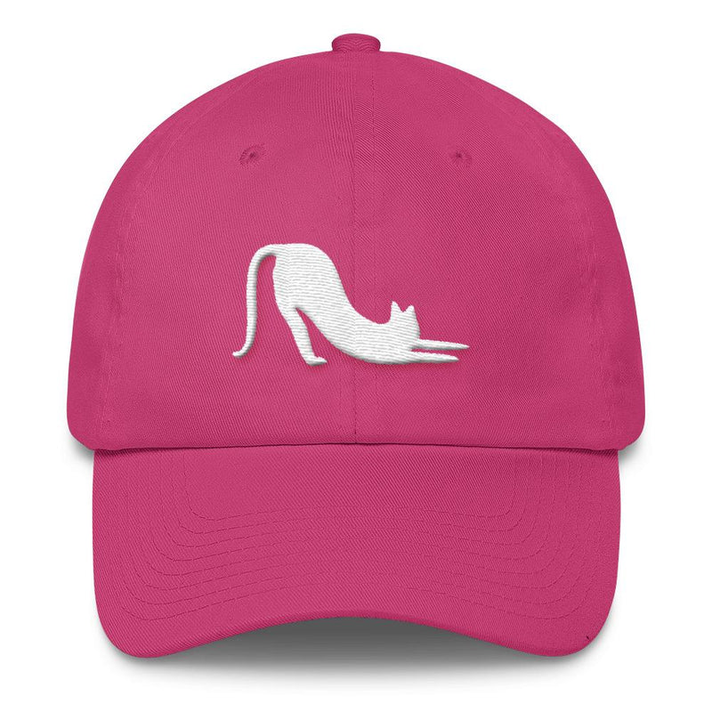 Yoga Cat 'Cat Stretch' Unstructured Cotton Cap