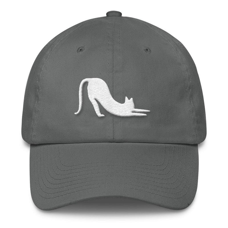 Yoga Cat 'Cat Stretch' Unstructured Cotton Cap