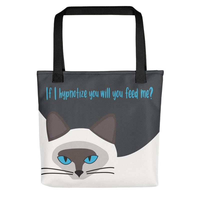 siamese cat tote bag