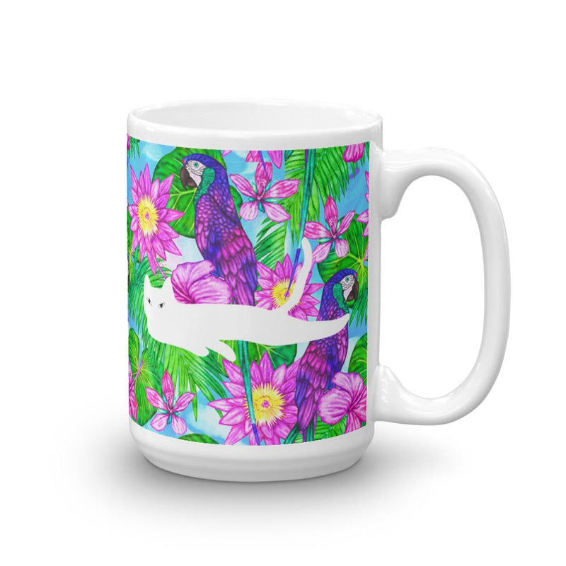 Cat Noir 'Aloha White' Mug