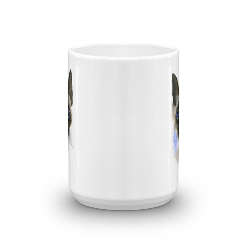 Color-Me Cat 'Siamese Watercolor' Mug