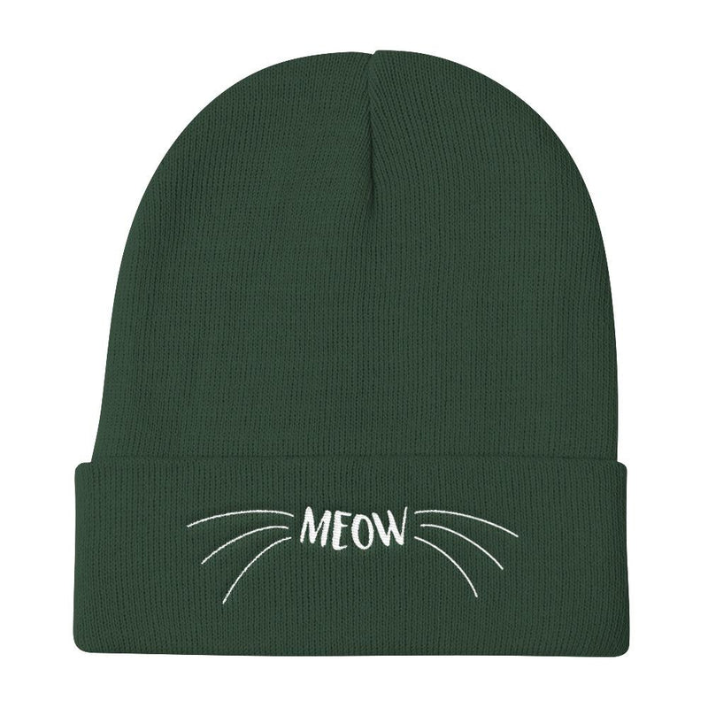 Wordy Cat 'Meow' Knit Beanie