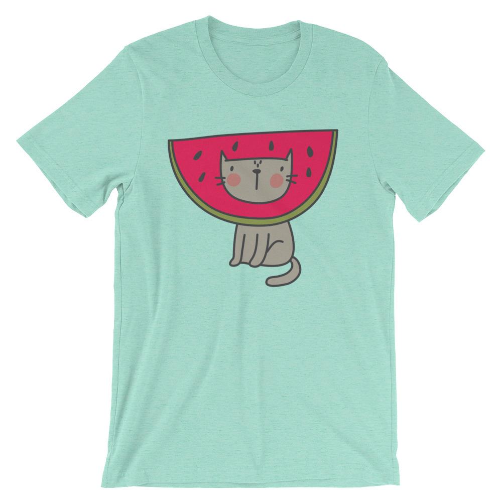 Summer Cat 'Watermelon' Unisex Short Sleeve T-Shirt