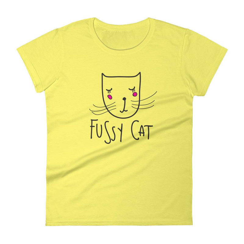 Catitude Cat 'Fussy' Women's Short Sleeve T-Shirt