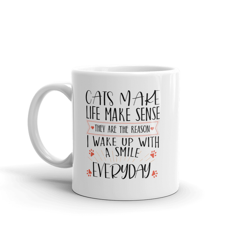 Wordy Cat Mug - Various Designs