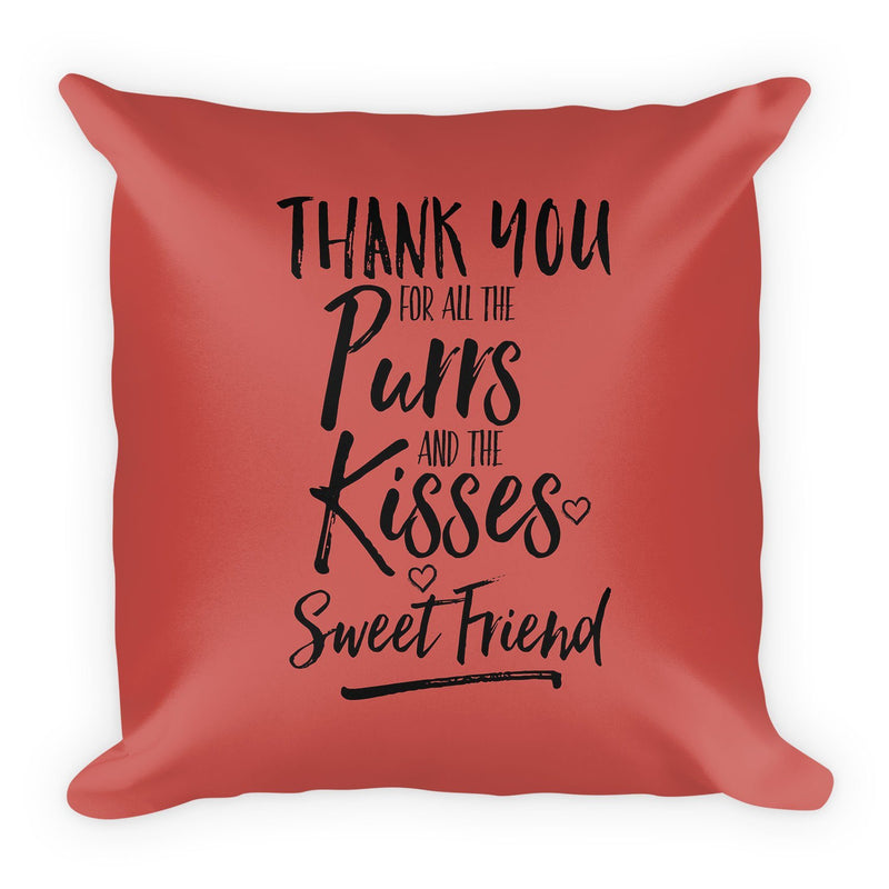 Pattern Cat 'Rainbow Bridge Black Cat' Pillow