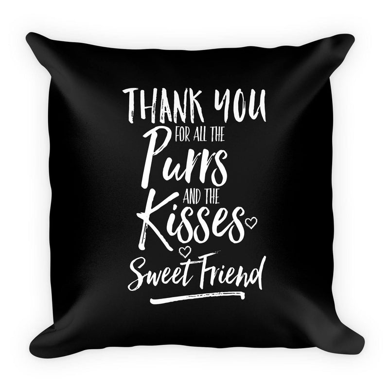Pattern Cat 'Rainbow Bridge Blue' Pillow
