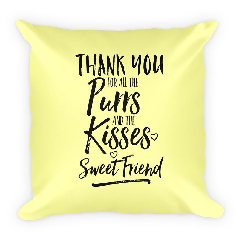 Pattern Cat 'Rainbow Bridge Blue' Pillow