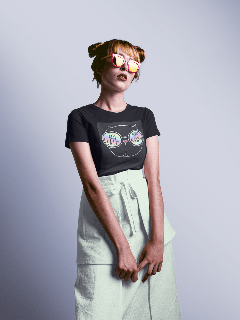 Summer Cat 'I'm Cute' Unisex T-Shirt
