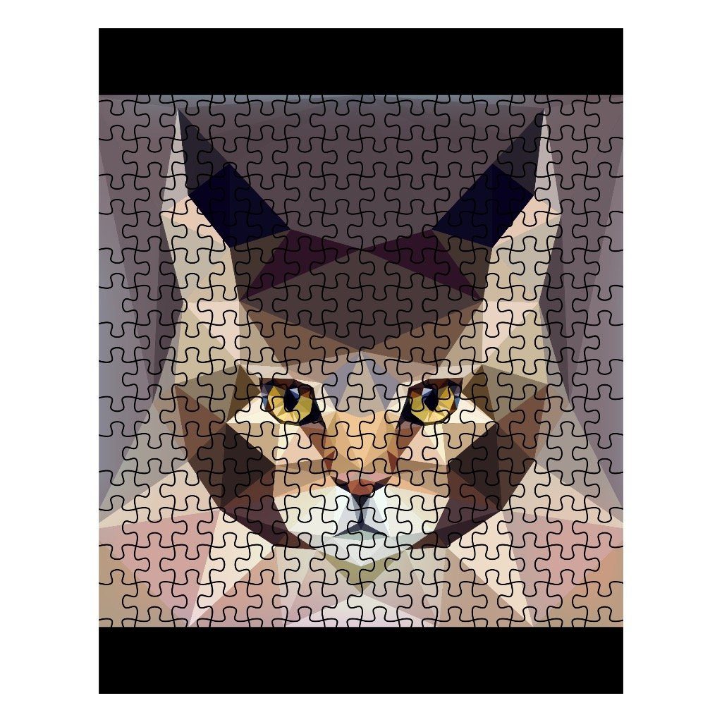Color-Me Cat Maine Coon Jigsaw Puzzle