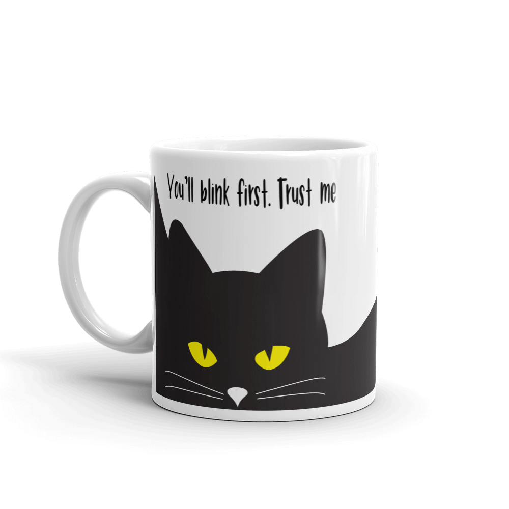 Inscrutable 'Black Cat' Mug