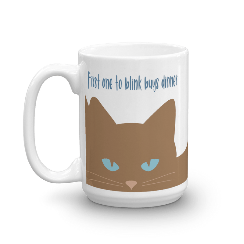 inscrutable cat coffee mug cat lover gift
