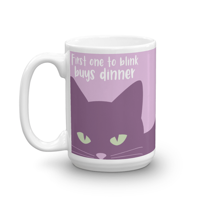 inscrutable cat coffee mug cat lover gift