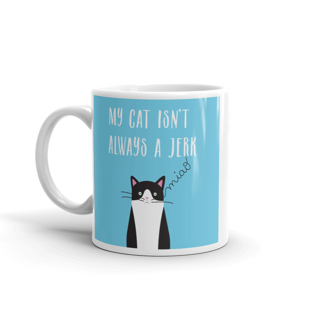 Cosmo Cat 'Jerk' Mug