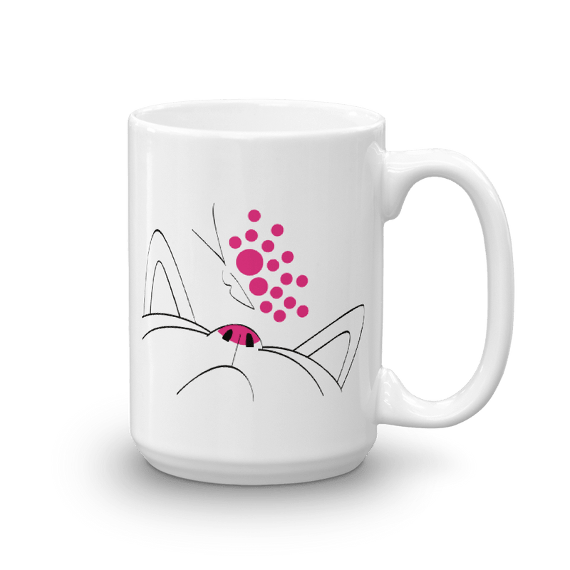 minimalist cat butterfly coffee mug gift for cat lovers
