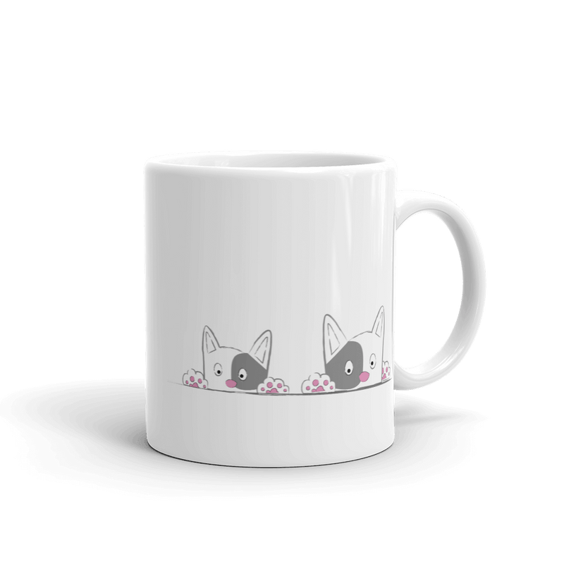 Rascal Cat 'Pink Paws' Mug