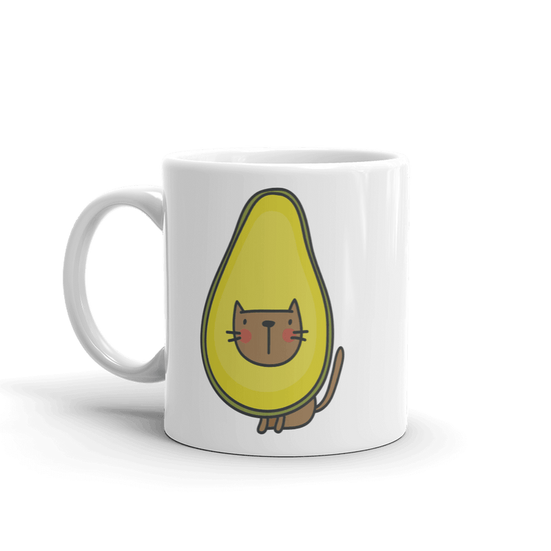 Summer Cat 'Avocado' Mug Collection