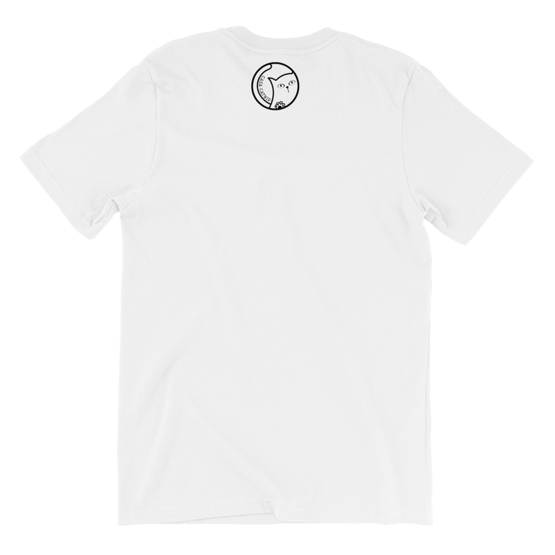 Inscrutable Cat 'Blink First' Unisex short Sleeve T-Shirt