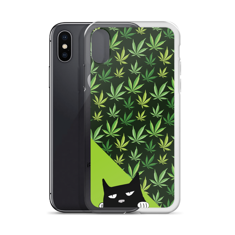 Evil Cat Mary J iPhone X Case with Phone