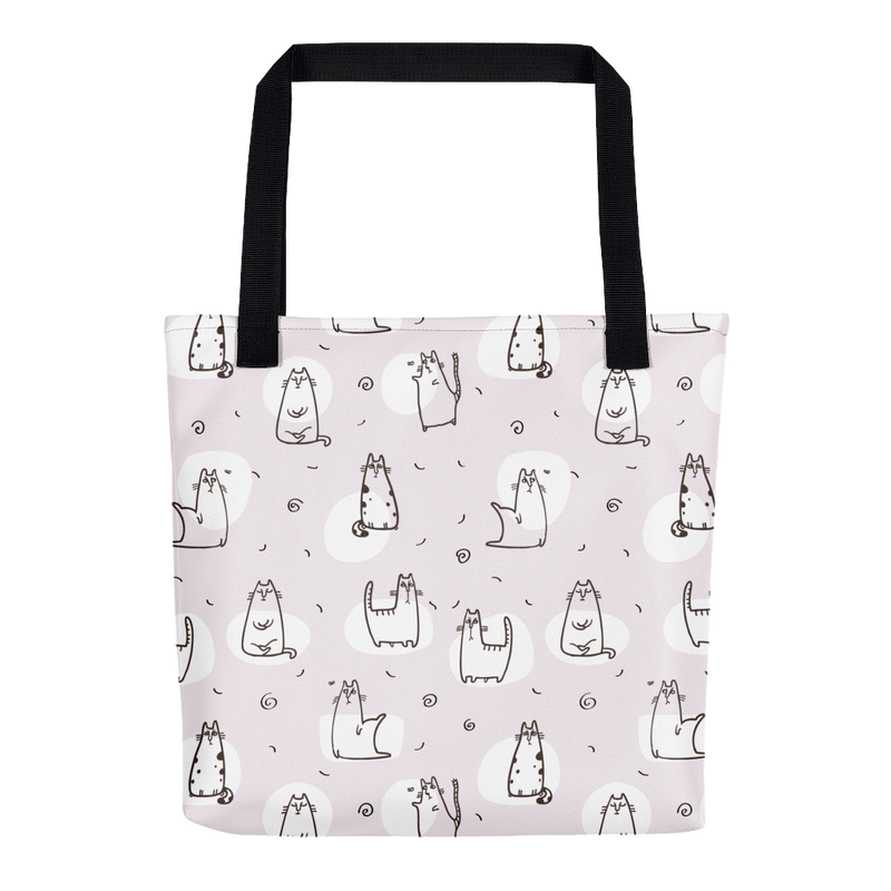 Pattern Cat 'Cool Cat Blush' Tote bag