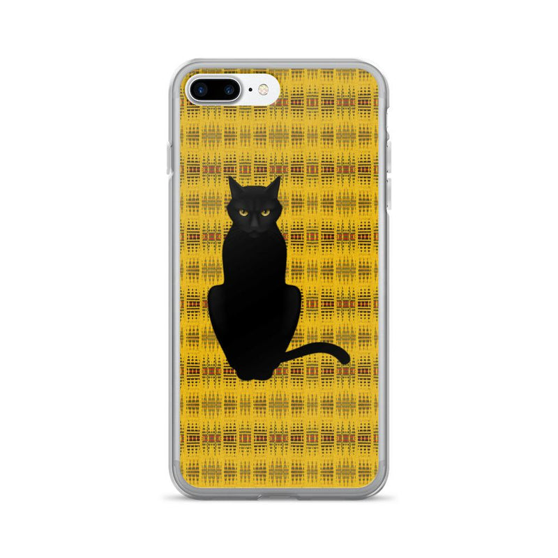 Cat Noir Panther Yellow Ethnic iPhone 7 Plus Case