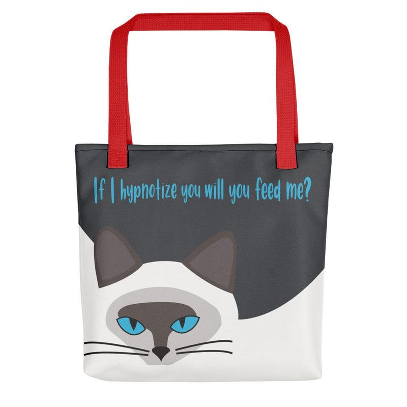 Inscrutable Cat 'Siamese' Tote Bag