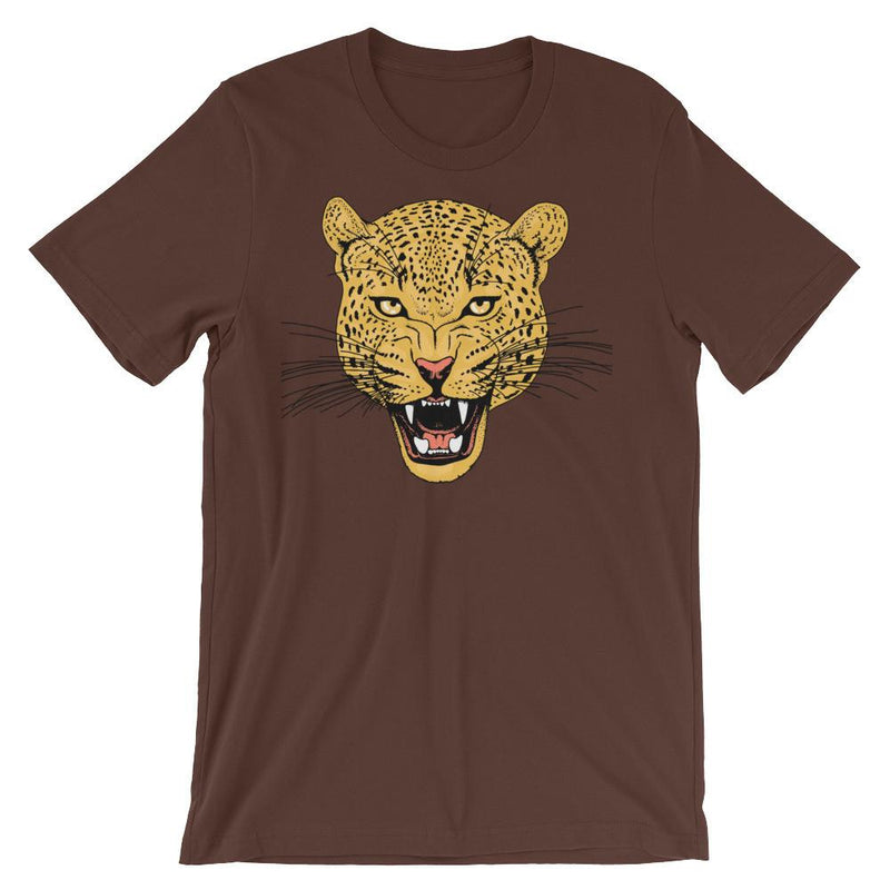 Wild Cat 'Leopard Snarl' Unisex short sleeve t-shirt