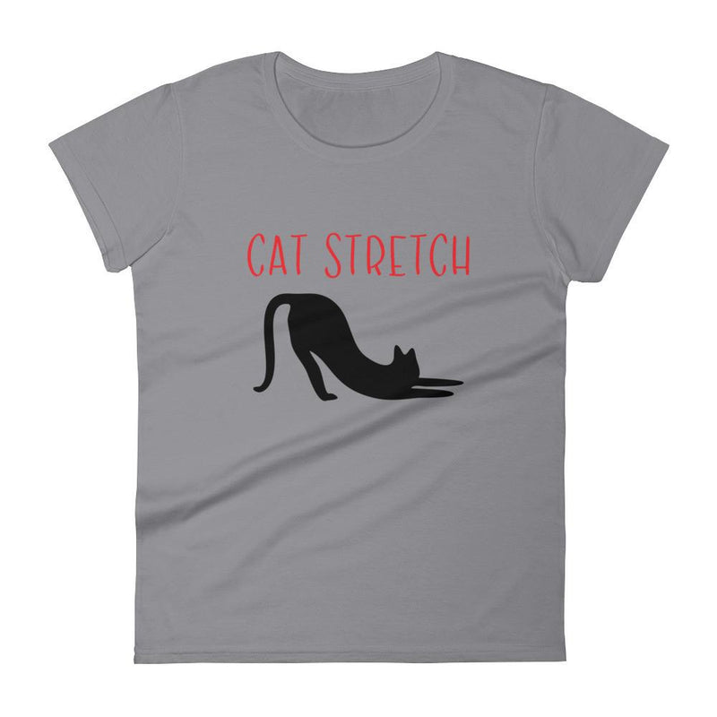 Yoga Cat 'Cat Stretch' Women's Short Sleeve T-Shirt