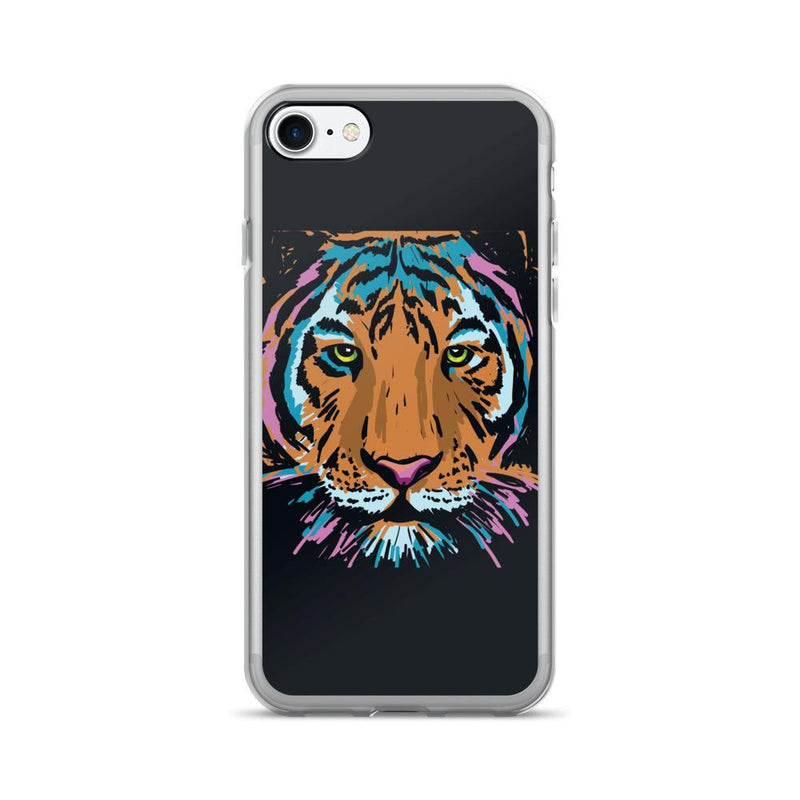 Wild Cat 'Colorful Tiger' iPhone 7/7 Plus Case