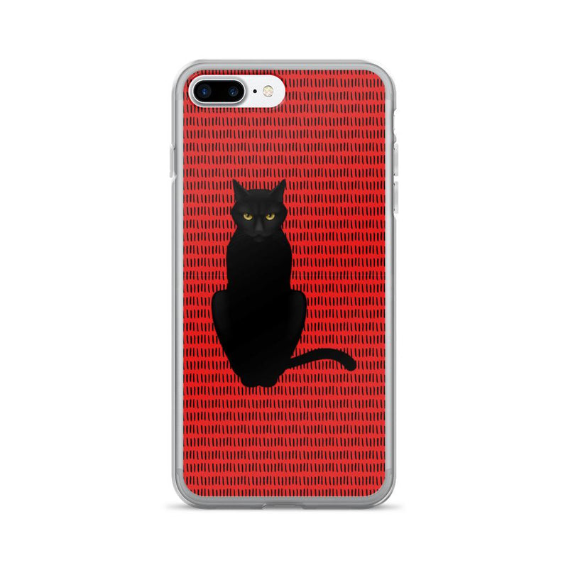 Cat Noir Panther Red Savanna iPhone 7 Plus Case