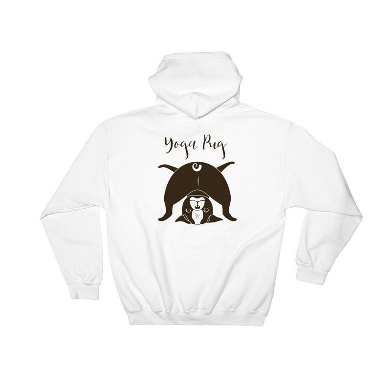Yoga cat cool hoodie for women and men who love cats or cat lovers.