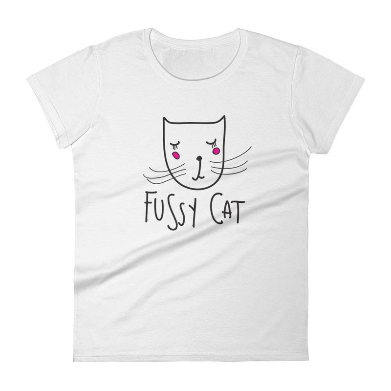 Catitude Cat 'Fussy' Women's Short Sleeve T-Shirt