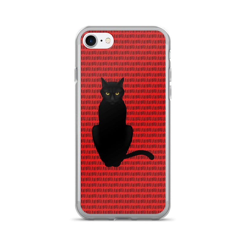 Cat Noir Panther Red Savanna iPhone 7 Case
