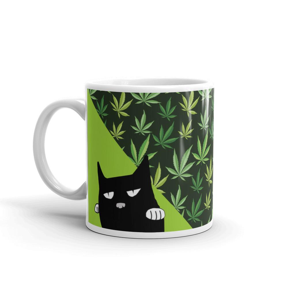 Evil Cat Mary J Mug in Right Side View 11oz