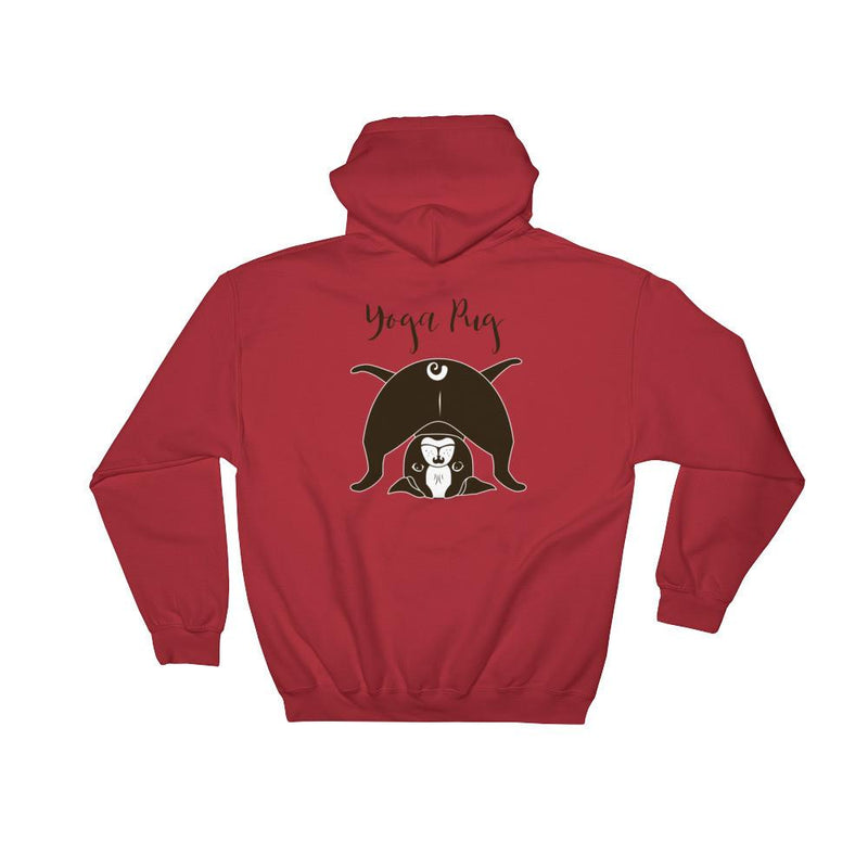 Yoga cat cool hoodie for women and men who love cats or cat lovers.