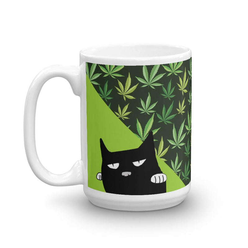 Evil Cat Mary J Mug in Right Side View 15oz