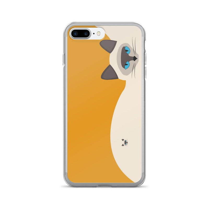 Inscrutable Cat 'Siamese Cat Gold' iPhone 7 Plus Case