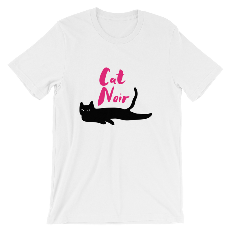 Cat Noir 'Pink' Unisex Short Sleeve T-Shirt