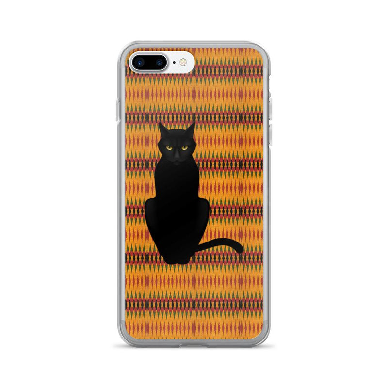 Cat Noir Panther Orange Savanna iPhone 7 Plus Case