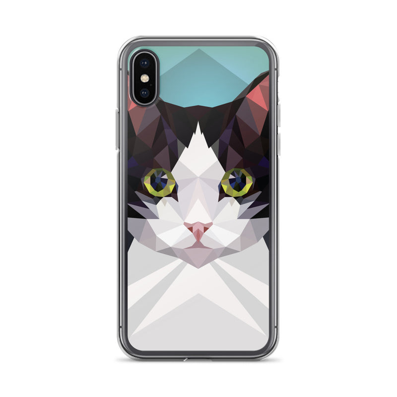 Color-Me Cat 'Tuxedo' iPhone Case