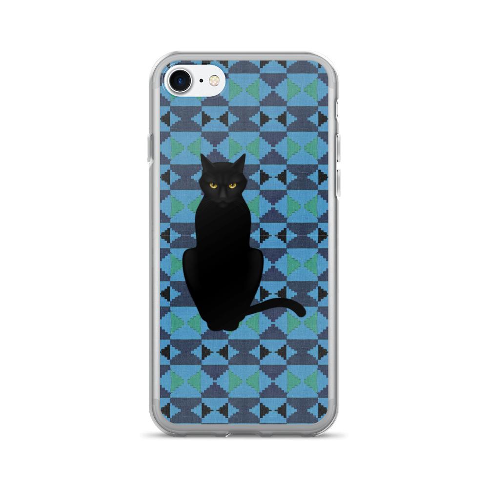 Cat Noir Panther Blue Savanna iPhone 7 Case