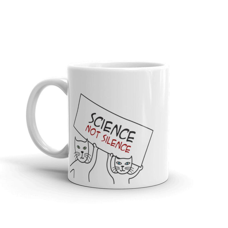 Political Cat 'Science' Mug