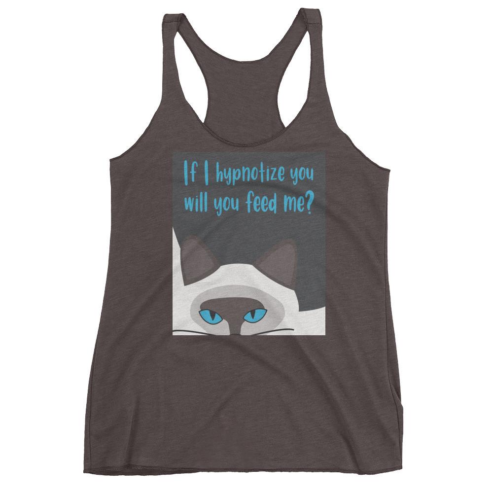 Inscrutable Cat 'Siamese Hypnotize' Women's tank top